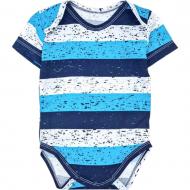 Боди детское для мальчика Dexter`s Stripes р.68 бело-синий d104-1пл