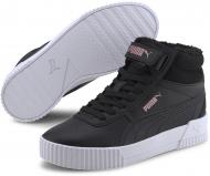 Черевики Puma Carina Mid FUR JR 30968301 р.35,5 чорний