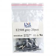 Наконечник втулочный изолированный LXL 2.5 мм2 E2508 20 шт./уп. серый