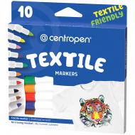 Набор маркеров Centropen Textile 10 шт. 2 мм мульти 2739,1