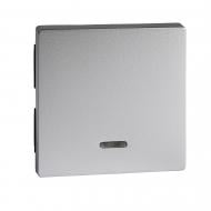 Клавиша выключателя одноклавишный Schneider Electric Merten с подсветкой алюминий MTN431060