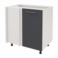 Тумба нижня Руна МНУ 800x818x520 мм грозове небо мат/білий ROKO