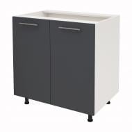 Тумба нижняя Руна МН 800x818x520 мм грозовое небо мат/белый ROKO