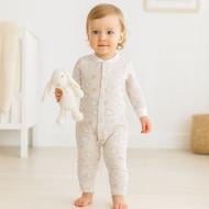 Комбинезон унисекс Blanka Котики р.74-80 бежевый 110902