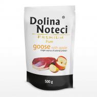 Корм влажный Dolina Noteci для собак аллергиков Premium Pure с гуськой и яблоком 500 г