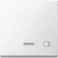 Клавиша выключателя одноклавишный Schneider Electric Merten с подсветкой белый полярный MTN435219