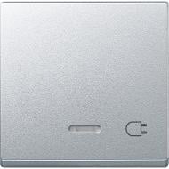 Клавиша выключателя одноклавишный Schneider Electric Merten с подсветкой алюминий MTN431760