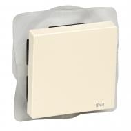Клавиша выключателя одноклавишный Schneider Electric Merten без подсветки бежевый MTN432044
