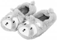 Тапочки детские HW з аркою Енот р.38 серый NULL