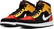 Кроссовки мужские демисезонные Jordan AIR 1 MID 852542-087 р.44 черные