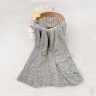 Плед Blanka Соты 90x100 см серый