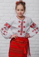 Вышиванка для девочек Сварга Эпицентр 2 р.116-122 красно-черный