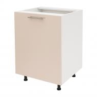 Тумба нижня Руна МН (1) 600x818x520 мм мигдаль глянець/білий ROKO