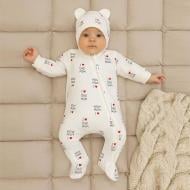 Комбинезон унисекс Blanka Люблю папу маму р.68-74 бежевый 110867