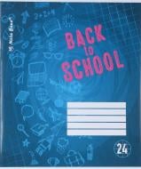 Зошит шкільний Back to school 24 аркуші клітинка Nota Bene Зошит шкільний Back to school 24 аркуші клітинка Nota Bene