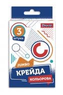 Мел цветной Geometry JUMBO 3 шт. 1 вересня