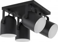 ВИТРИНА! Спот TK Lighting Spectra 4x60 Вт Е27 черный/белый 2612