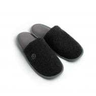 Тапки домашние Twins Lama с вышивкой 15899 р.44/45 серый с черным