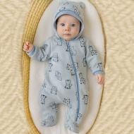 Комбинезон унисекс Blanka Африка р.68-74 голубой 110870