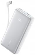 Повербанк Anker 10000 mAh white (A110DH21) 22.5W Built-In USB-C Cable білий