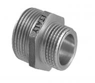 Ниппель редукционный наружная Hi-Therm 1/2 х 3/4 (никель)