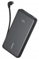Повербанк Anker 10000 mAh black (A110DH11) 22.5W Built-In USB-C Cable черный