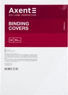 Обкладинка для брошурування Axent картонна під шкіру сірий 250 мкм 2730-21-a