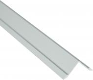 Кутник для плитки Braz Line внутрішній алюміній 21 мм 2,7м срібло