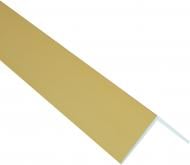 Порожек алюминиевый анодированный Braz Line 20х20x2700 мм золото