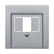 Накладка телефонная Schneider Electric Merten аудио/HDMI алюминий MTN297960