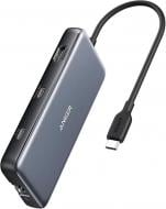 USB-хаб Anker PowerExpand 8-in-1 черный (A83830A2)