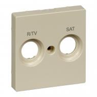 Накладка TV+R/SAT двойная Schneider Electric Merten бежевый MTN299844