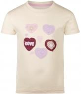 Футболка для девочек Koko Noko р.134 бежевый P54986-37