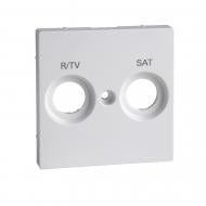 Накладка TV+R/SAT двойная Schneider Electric Merten белый MTN299825