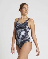 Купальник Arena W ZORA U BACK ONE PIECE 004628-550 р.42 чорний