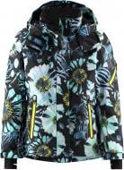 Куртка для девочек зимняя Reima Frost 531430B-7152 черно-бирюзовая