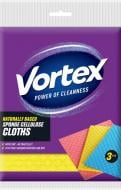 Серветки целюлозні Vortex Sponge Cloths 3 шт./уп. різнокольорові