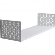 Полка навесная Metkas Home Узор 170x900x220 мм белый снег (VPN01733 09022 11)