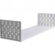 Полка навесная Metkas Home Узор 170x800x220 мм белый снег (VPN01733 08022 11)