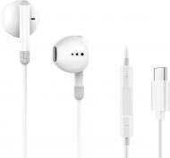 Навушники Ergo VM-730 Type-C Earphones white (VM-730W)