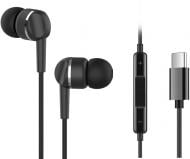 Наушники Ergo VM-735 Type-C Earphones black (VM-735K)