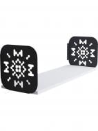 Полка навесная Metkas Home Дом 700x220x220 мм антрацит/белый снег