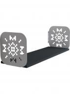 Полка навесная Metkas Home Дом 220x800x220 мм белый глянец/антрацит (DPN02233 08022 11)