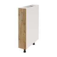 Тумба нижняя Руна МНК 150x818x520 мм дуб природный/белый ROKO