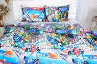 Комплект постельного белья Бязь Ranforce Elite 17-0260 Red Car 143х210 см мультиколор MirSon