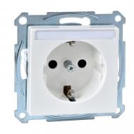 Розетка 1 с заземлением Schneider Electric Merten IP20 полярно-белый MTN2302-0319