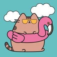 Картина по номерам Кот на отдыхе 25x25 см Santi