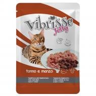 Корм влажный для взрослых котов VIBRISSE JELLY тунец и говядина в желе 70 г Корм влажный для взрослых котов VIBRISSE JELLY тунец и говядина в желе 70 г