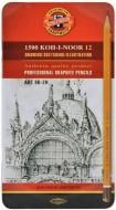 Олівець графітний Art 8В-2Н 12 шт. 1502.ii Koh-i-Noor