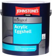 Краска акриловая водоэмульсионная Johnstone's Acrylic Eggshell полумат белый 2,5 л